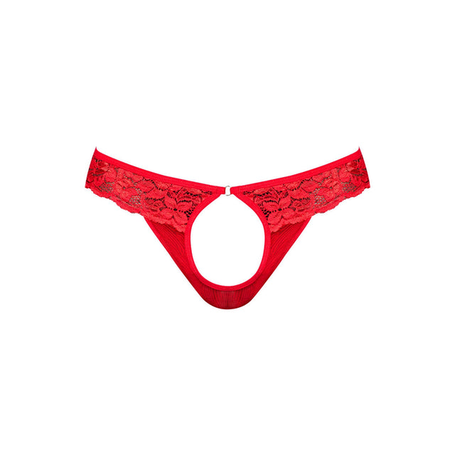 Sassy Lace Open Ring Thong