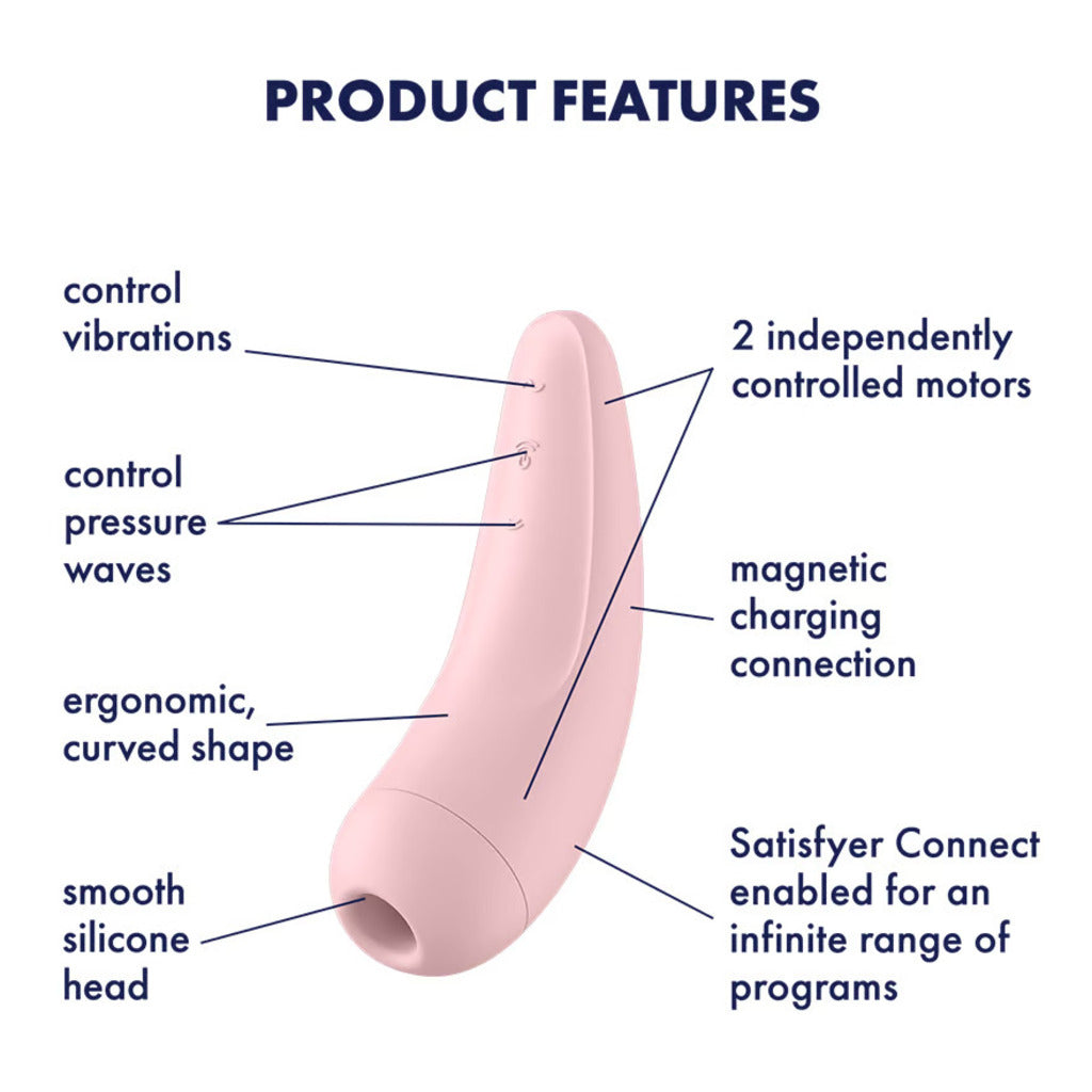 Satisfyer Curvy 2+ Air Pulse Stimulator