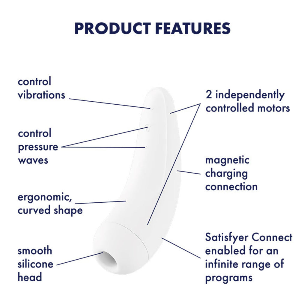 Satisfyer Curvy 2+ Air Pulse Stimulator