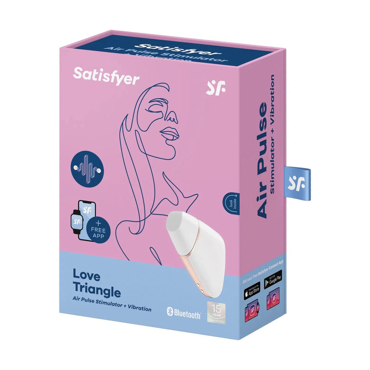 Satisfyer Love Triangle Air Pulse Stimulator + Vibration