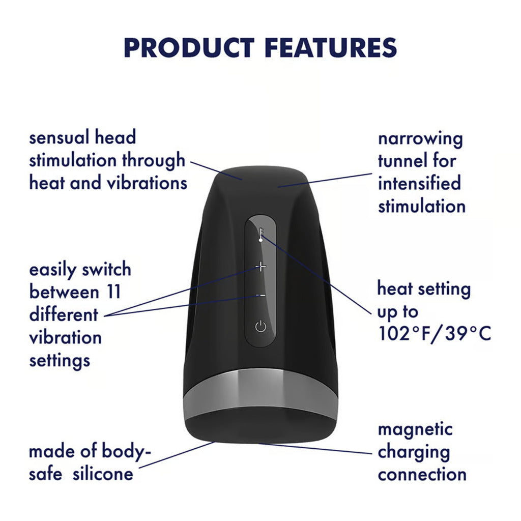 Satisfyer Men Heat & Vibration Stroker