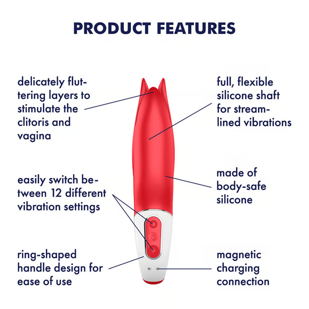 Satisfyer Power Flower Rechargeable Clit Stimulator