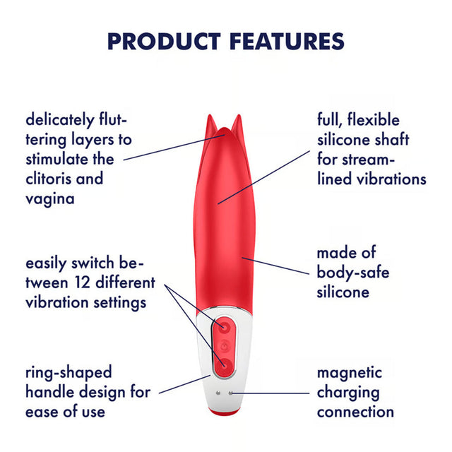Satisfyer Power Flower Rechargeable Clit Stimulator