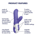 Satisfyer Vibes Rechargeable Magic Bunny Dildo