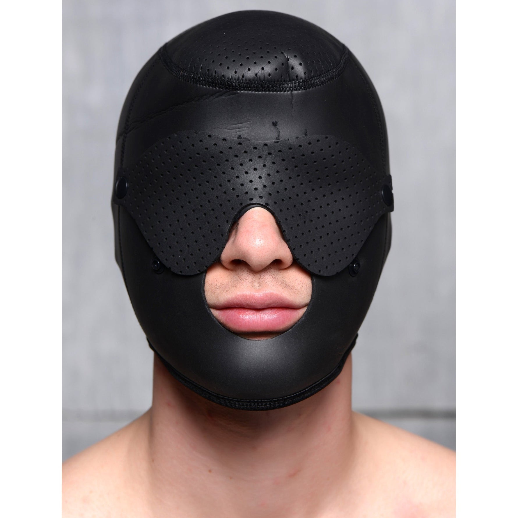 Scorpion Hood With Removable Blindfold and Face Mask