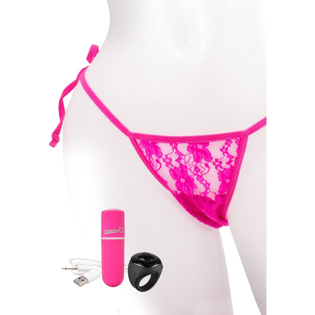 Screaming O Remote Control Vibrating Panty - HotCherry Screaming O Remote Control Vibrating Panty - HotCherry