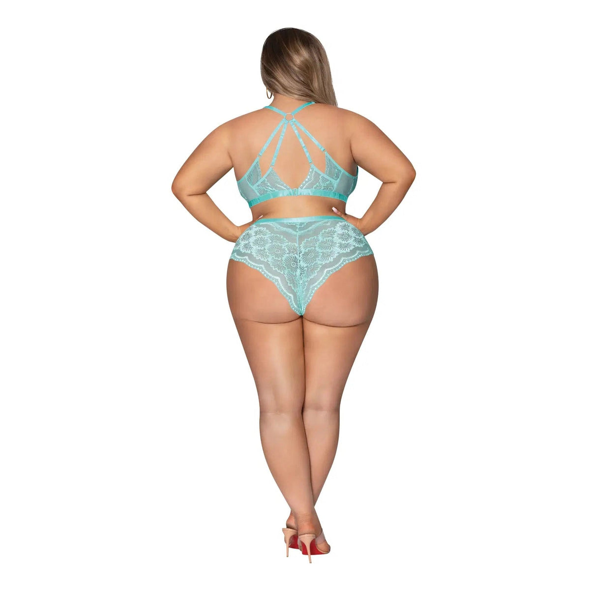 Seabreeze Strappy Back Cami & Short Set - Plus Size