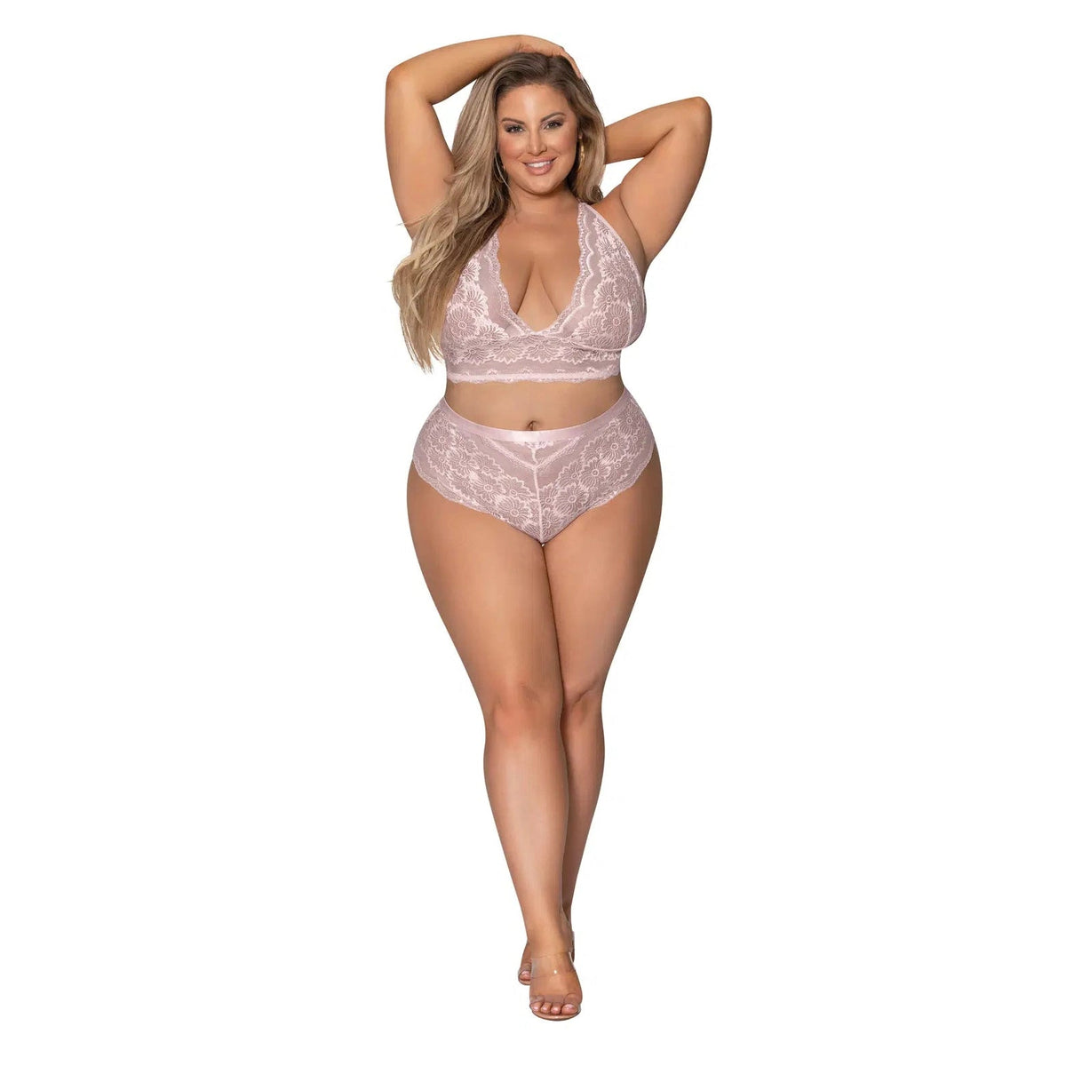 Seabreeze Strappy Back Cami & Short Set - Plus Size