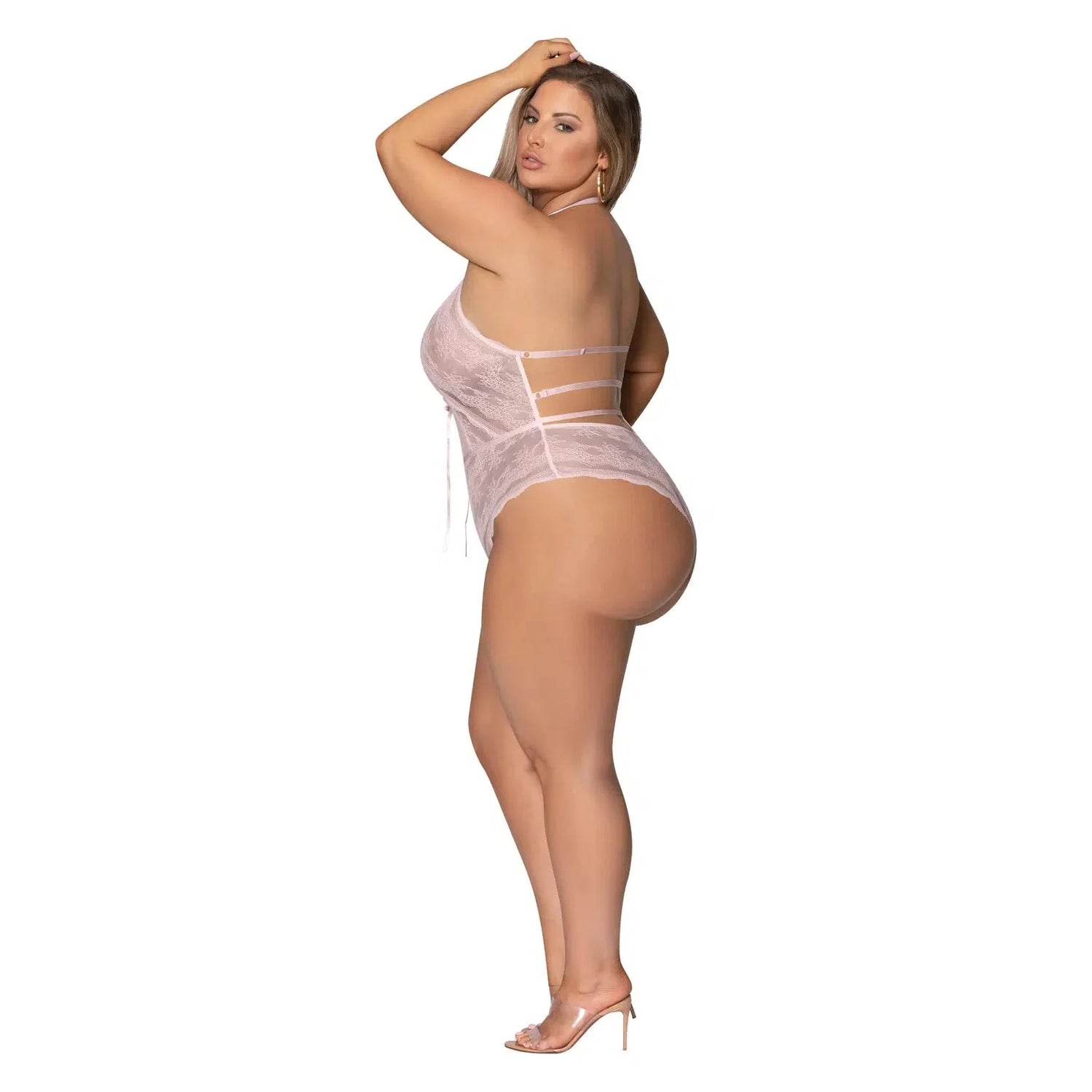 Seabreeze Strappy Back Teddy with Snap Crotch