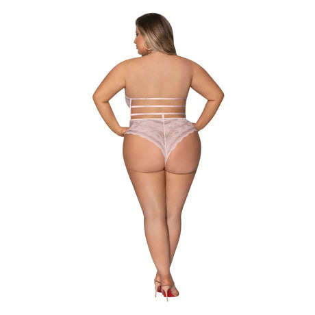Seabreeze Strappy Back Teddy with Snap Crotch