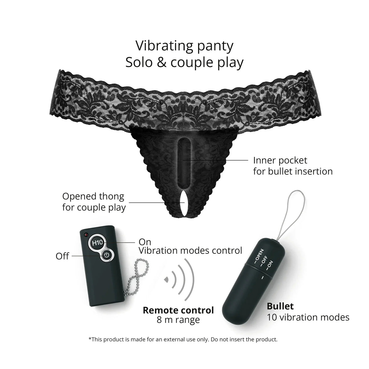Secret Panty Remote Controlled Vibrating Panties