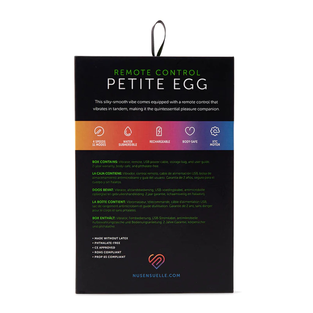 Sensuelle Remote Petite Egg Vibe