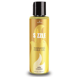 Sensuva Sizzle Lips Edible Warming Gel