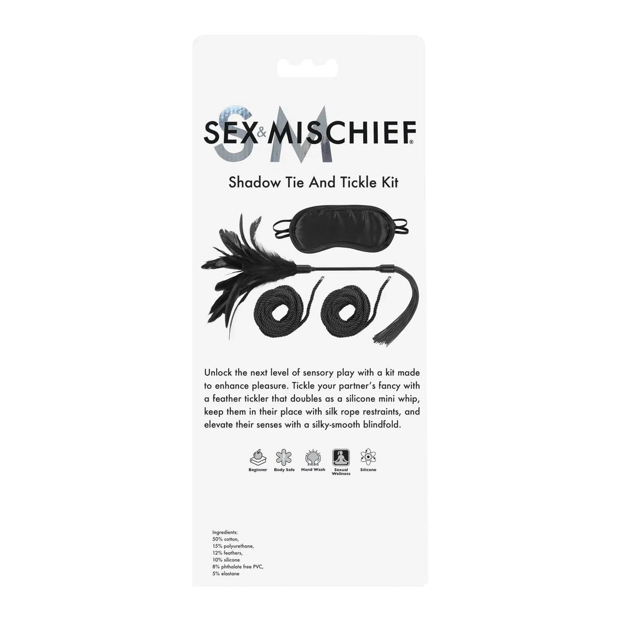 Sex & Mischief Shadow Tie and Tickle Kit