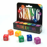 Sexy 6 Pride Edition Couples Dice Game