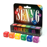 Sexy 6 Pride Edition Couples Dice Game