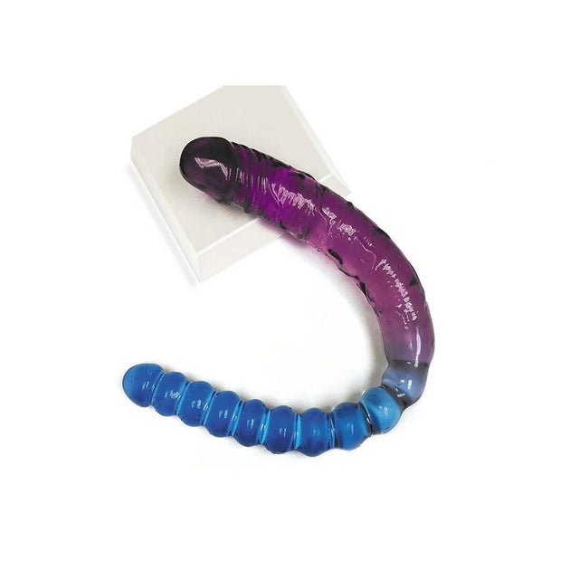 Shade Double Dildo - Violet and Blue