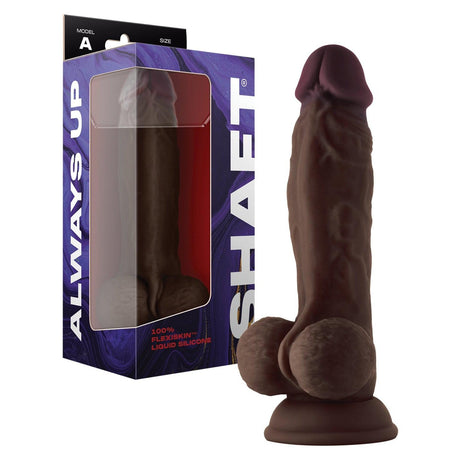 Shaft Model A Flexiskin Liquid Silicone Dildo with Balls