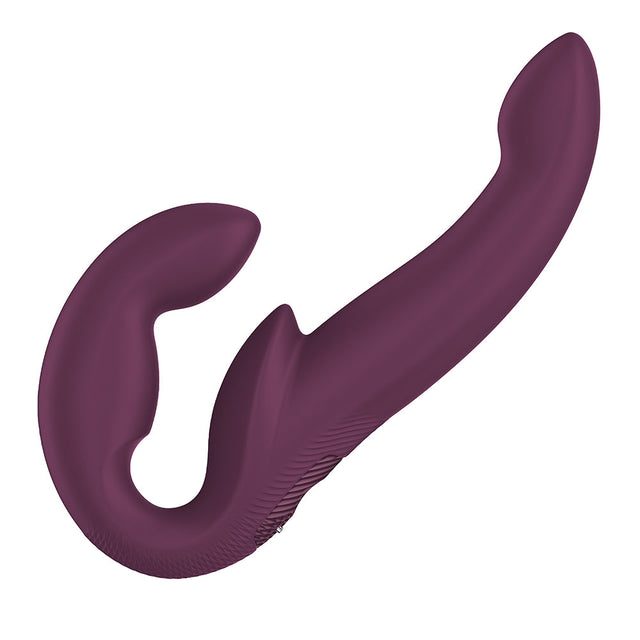 Share Vibe Pro Vibrating Double Dildo - Burgundy
