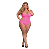 Sheer Mesh Merry Widow & Crotchless G-String