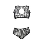 Shots Le Desir Duo Net Key Hole Bra Set