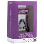 Shots Ouch Adjustable Nipple Clamps
