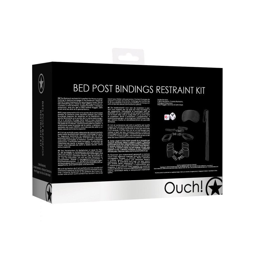 Shots Ouch Bed Post Bindings Restraint Kit