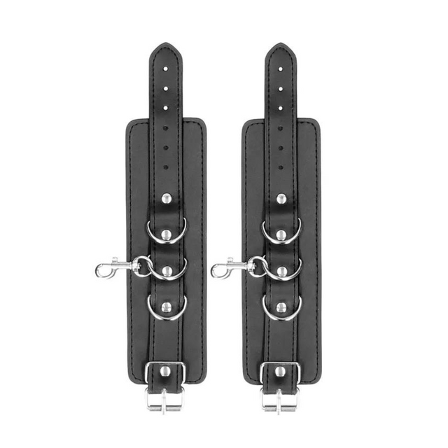 Shots Ouch Leather Hand and Leg Cuffs