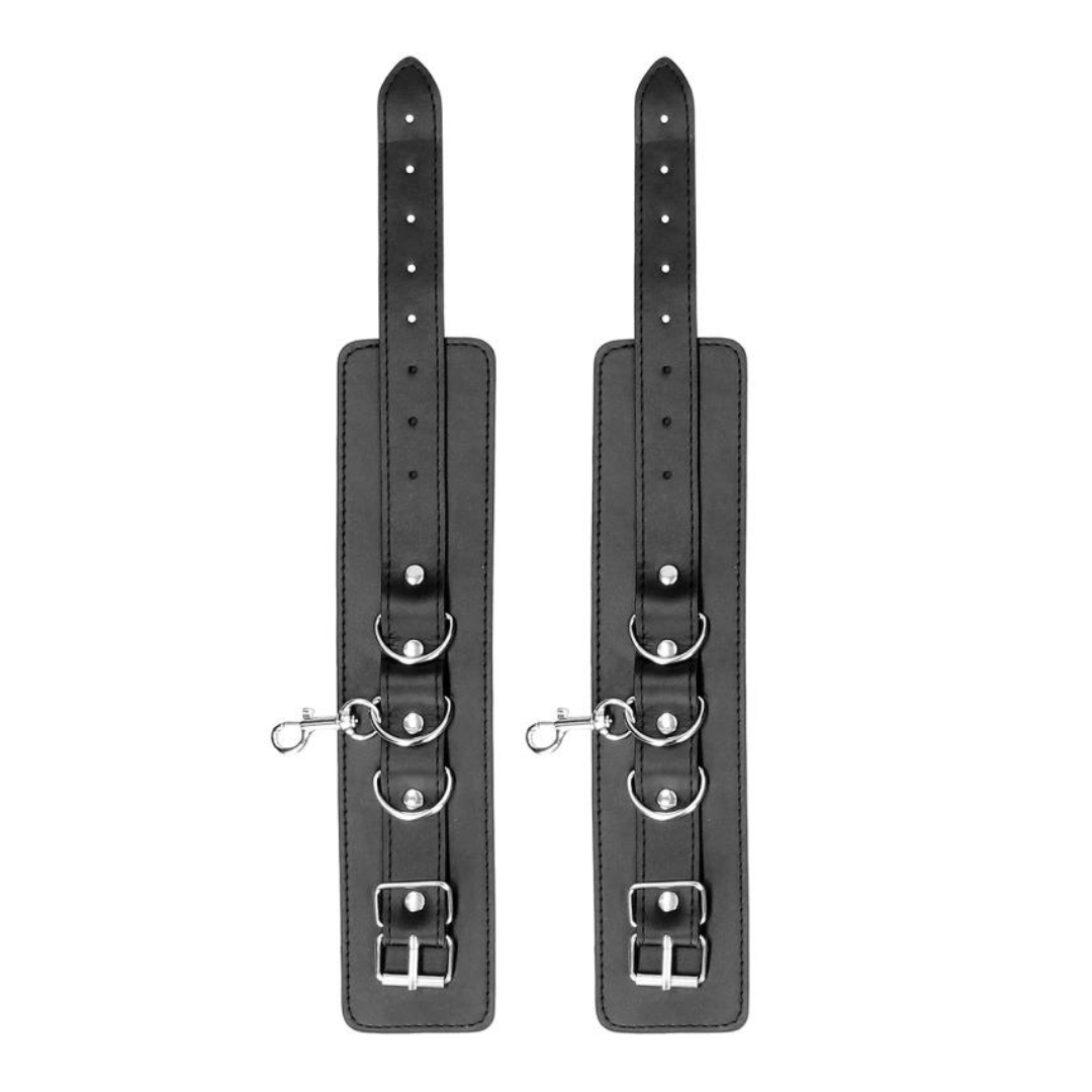 Shots Ouch Leather Hand and Leg Cuffs