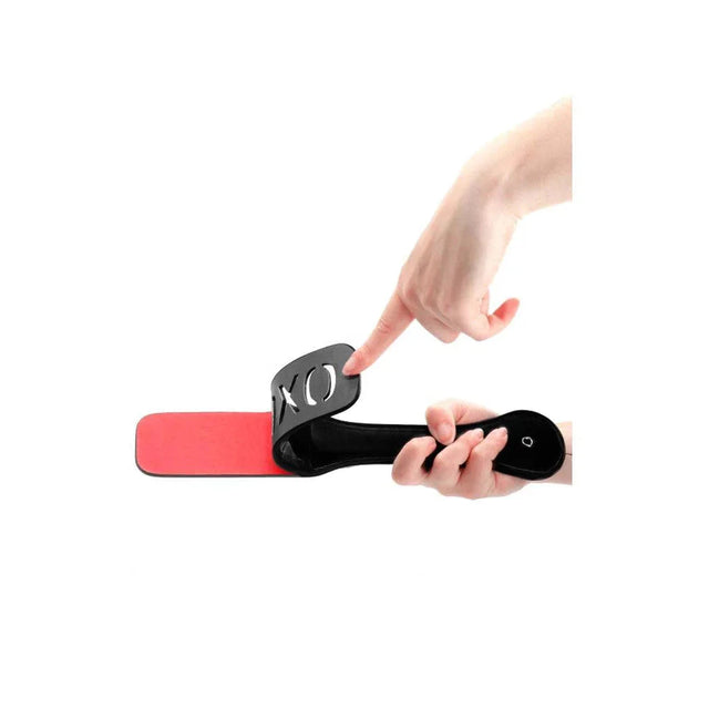 Shots Ouch XOXO Faux Leather Paddle