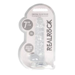 Shots Realrock Realistic Crystal Clear Dildo with Balls