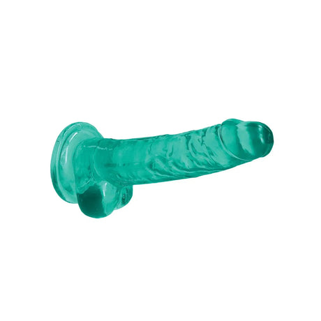 Shots Realrock Realistic Crystal Clear Dildo with Balls