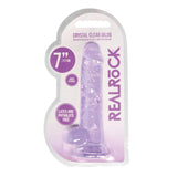 Shots Realrock Realistic Crystal Clear Dildo with Balls