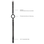 Shots Silicone Ring Gag With Adjustable Bonded Leather Straps