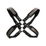 Shots Uomo Men's Pyramid Stud Body Harness