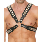 Shots Uomo Men's Pyramid Stud Body Harness