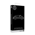 Silicone Bone Gag with Adjustable Leather Straps