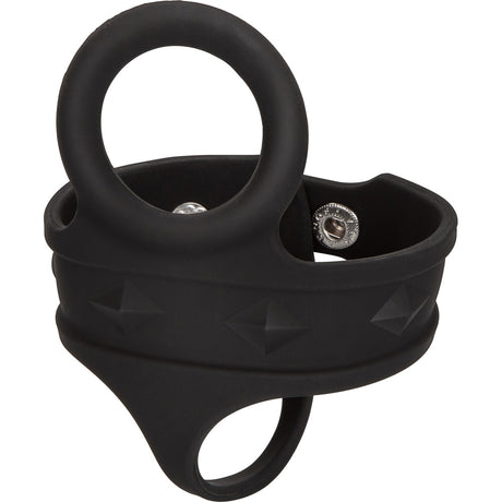 Silicone Tri Snap Ball Spreader - Black