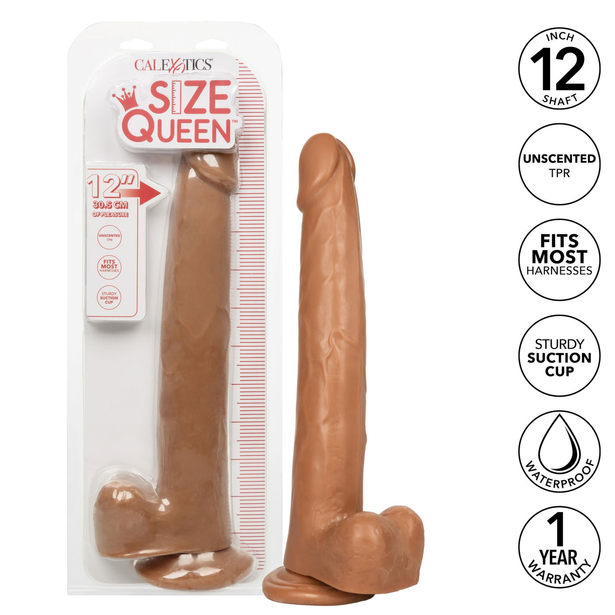 Size Queen 12 Inch Dildo