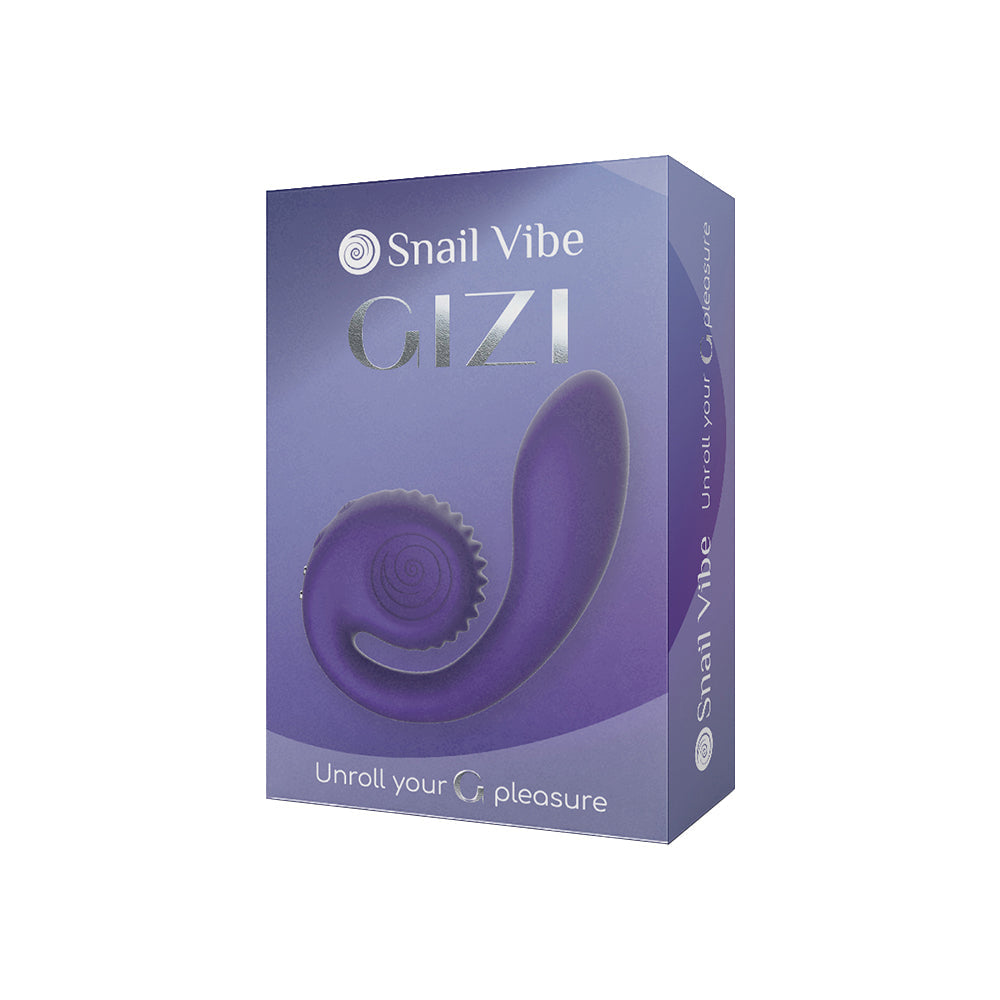 Snail Vibe Gizi Silicone Rechargeable Dual Stimulation Vibrator