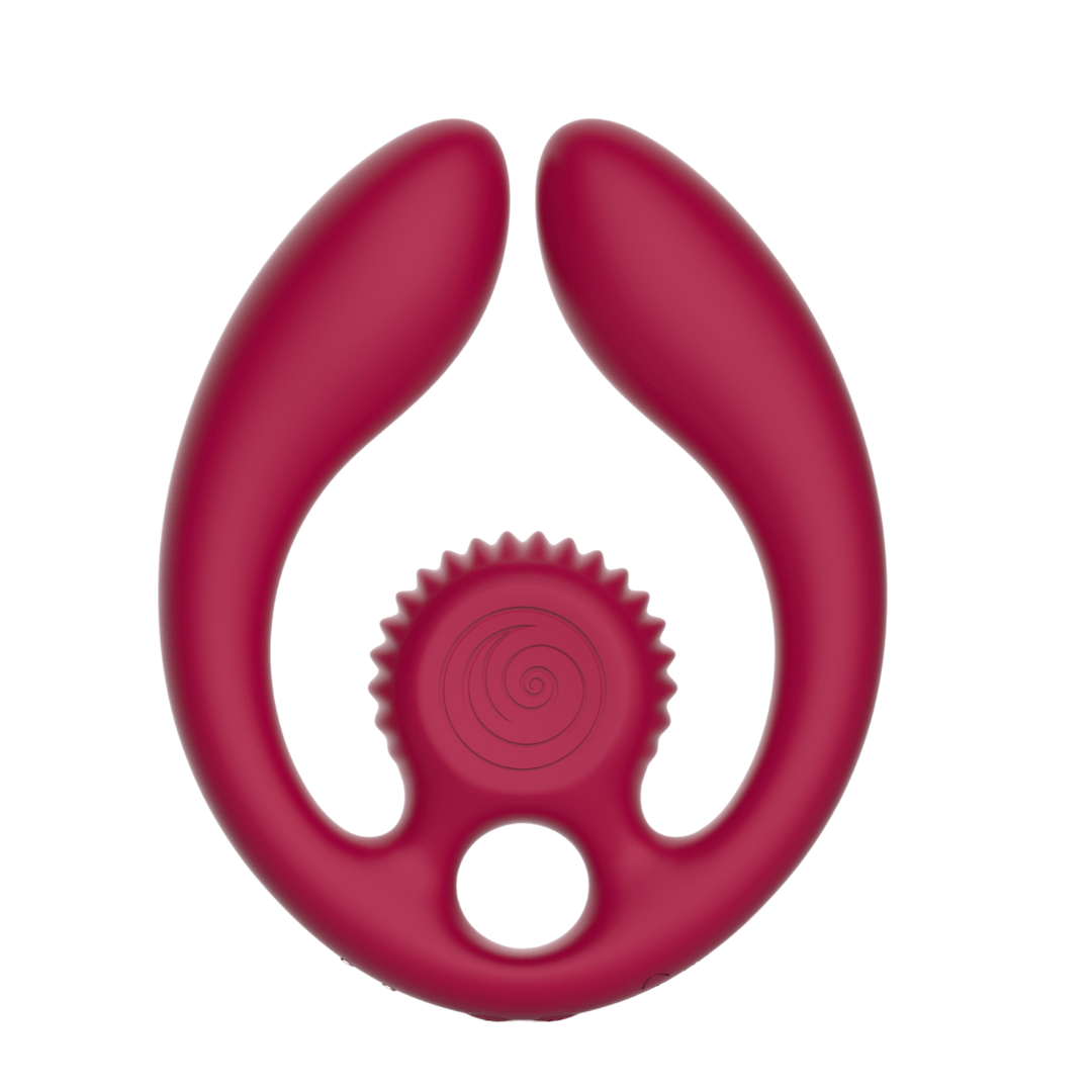 SVibe Snail GIZI Duo Couples Stimulator in Burgundy