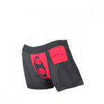 SpareParts Tomboii Black & Red Boxer Briefs Harness
