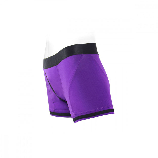 SpareParts Tomboii Purple & Black Boxer Briefs Harness