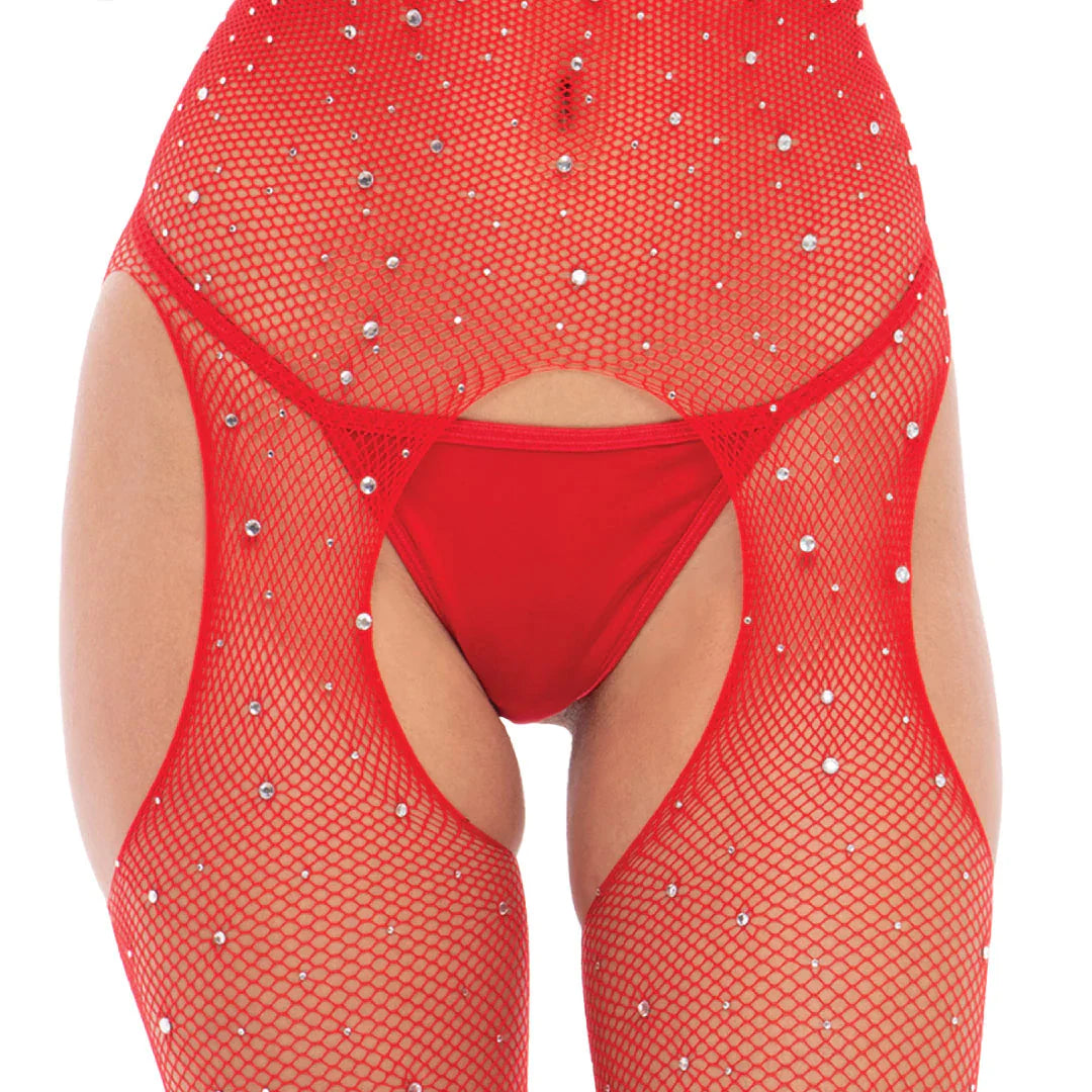 Sparkle Crotchless Bodystocking