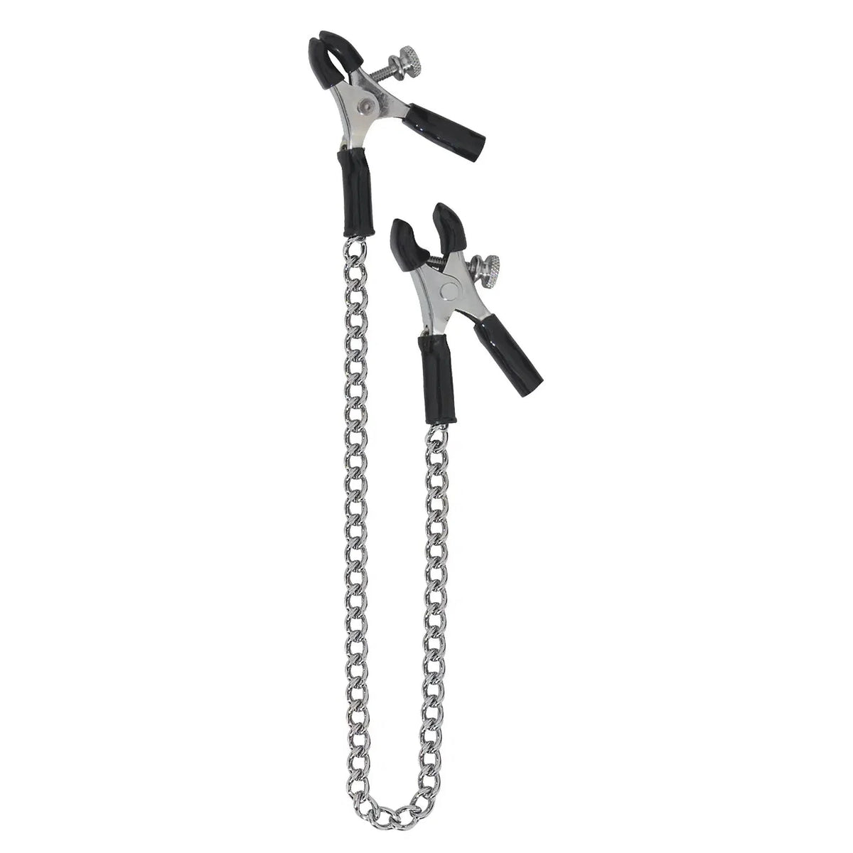 Spartacus Adjustable Micro Plier Nipple Clamps with Link Chain
