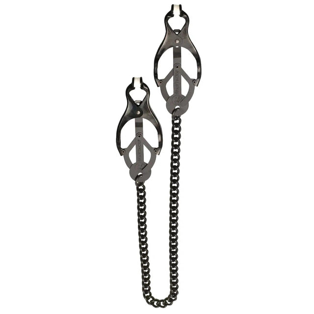 Spartacus Butterfly Style Endurance Clamp With Black Link Chain