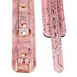 Spartacus Locking Leather Wrist Restraint Cuffs