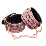 Spartacus Locking Leather Wrist Restraint Cuffs