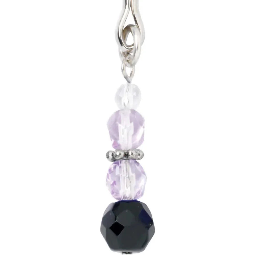 Spartacus Purple Beaded Tweezer Clit Clamp