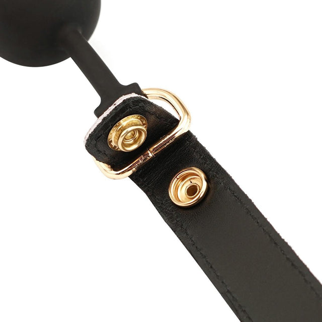 Spartacus Silicone Gag with Leather Lining